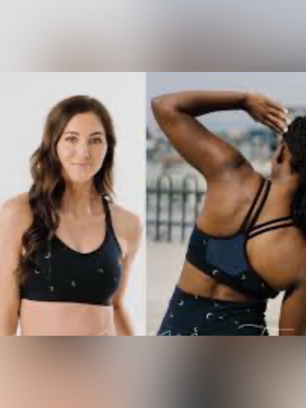 Zyia Active Moon Terrace Luxe Mesh Bra Size Large